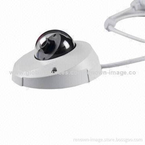 PoE IP Camera with Waterproof/Weatherproof, Maximum IR Distance of 50m